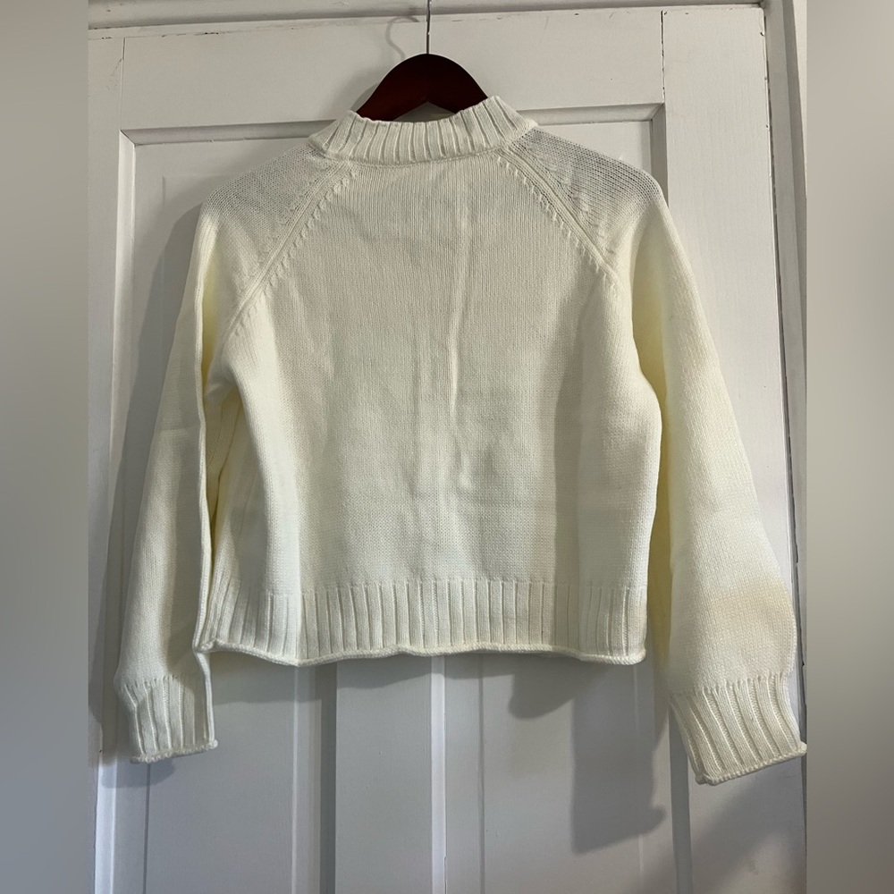 SALE! NWT Grecerelle White Cardigan - Picture 2 of 5